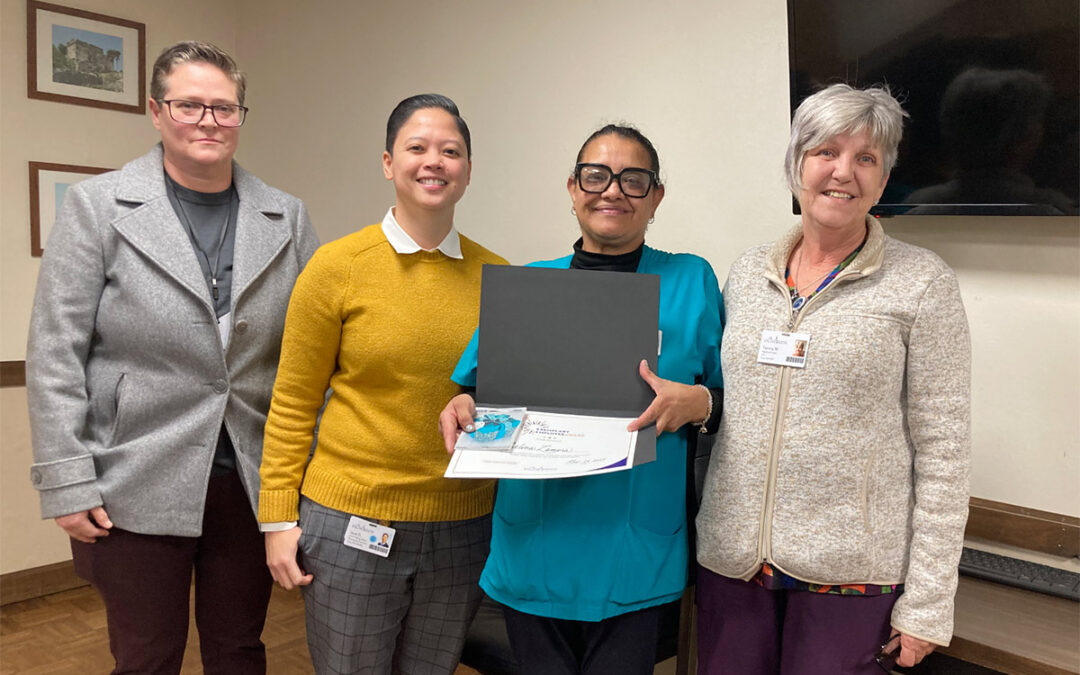 Celina Zamora Named Exemplary Employee for December