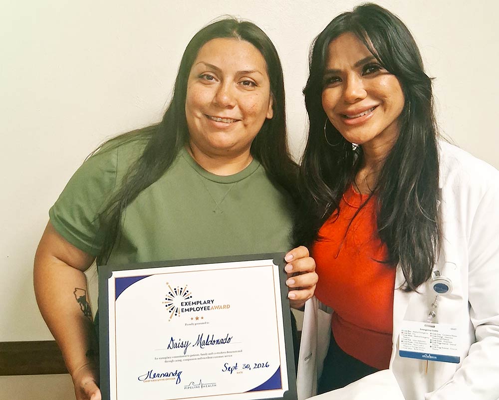 Covid Test Daisy Maldonado Named Exemplary